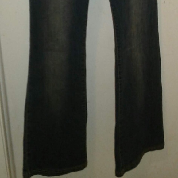 VINTAGE HOT KISS STRETCH DENIM BUTTON UP JUMPSUIT - Picture 8 of 10